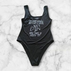 🆕 LED ZEPPELIN black Bodysuit (New) Size Medium